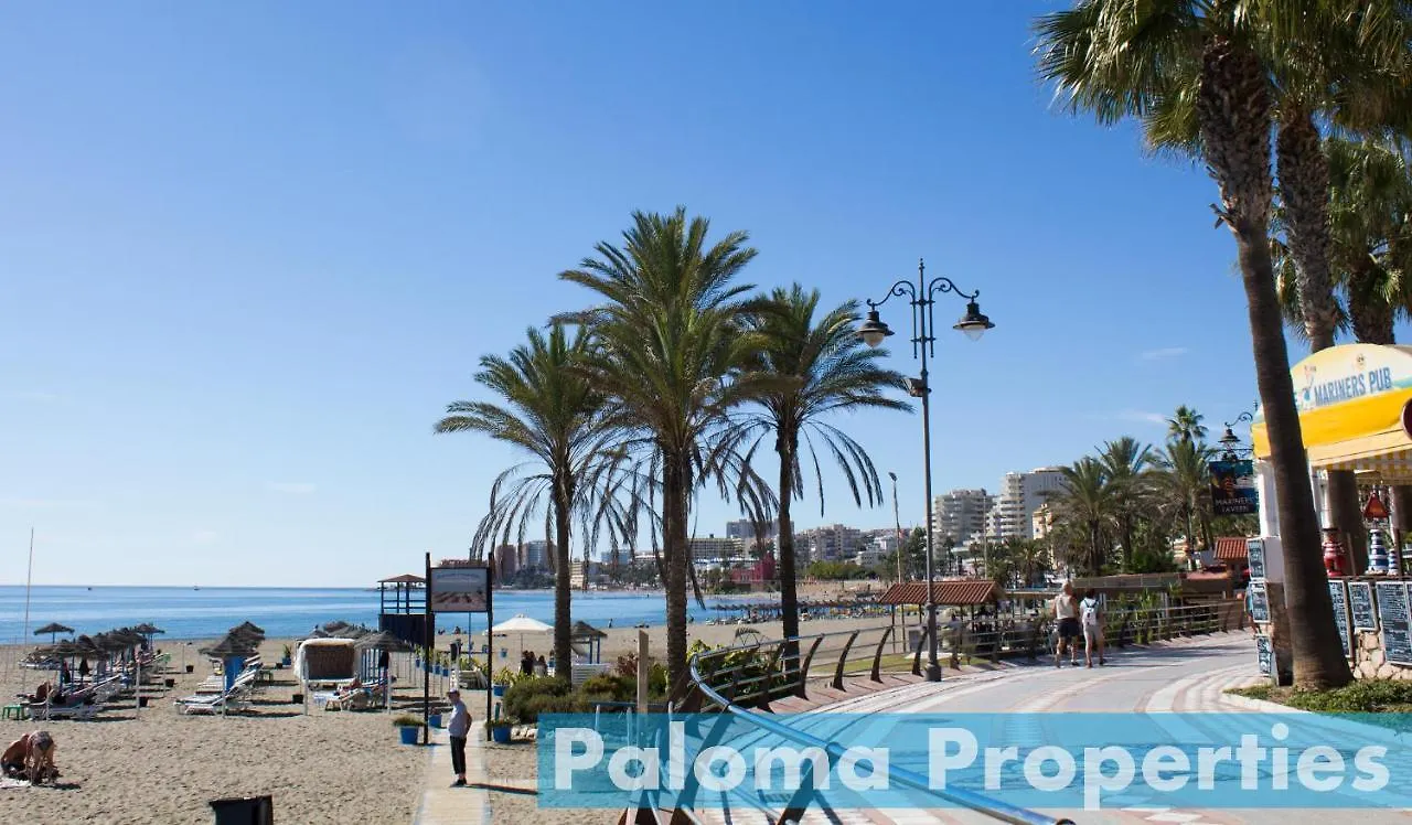 Benalgolf: Seaside Apartment with Private BBQ Backyard Benalmadena 0*,