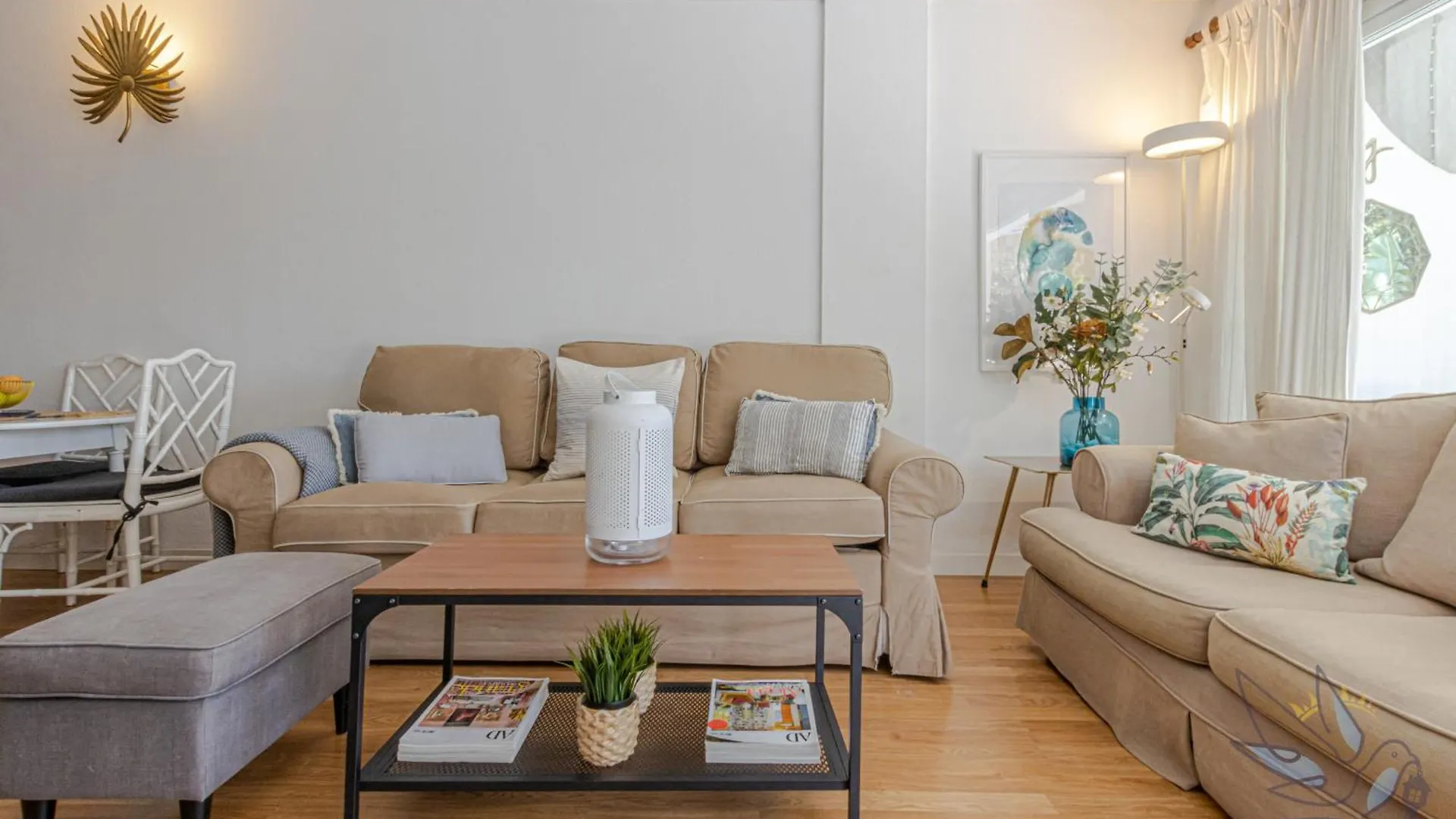 Benalgolf: Seaside Apartment with Private BBQ Backyard Benalmadena